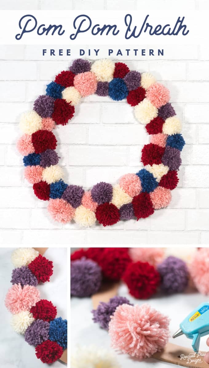 Pom Pom Wreath