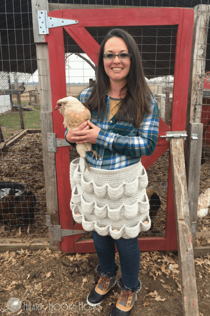 Crochet Egg apron Pattern