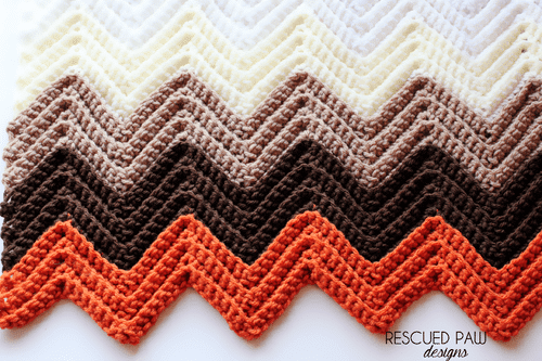 Chevron Crochet Blanket Pattern - Easy Crochet Patterns