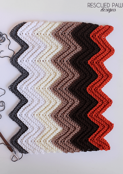 Chevron Blanket with Bernat Blanket Yarn – Free Crochet Pattern » Krafty  Kait