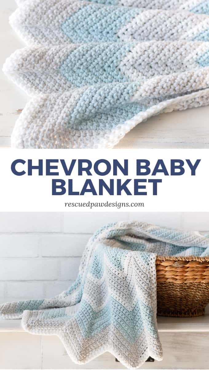 Crochet Baby Blanket Pattern Chevron EasyCrochetcom