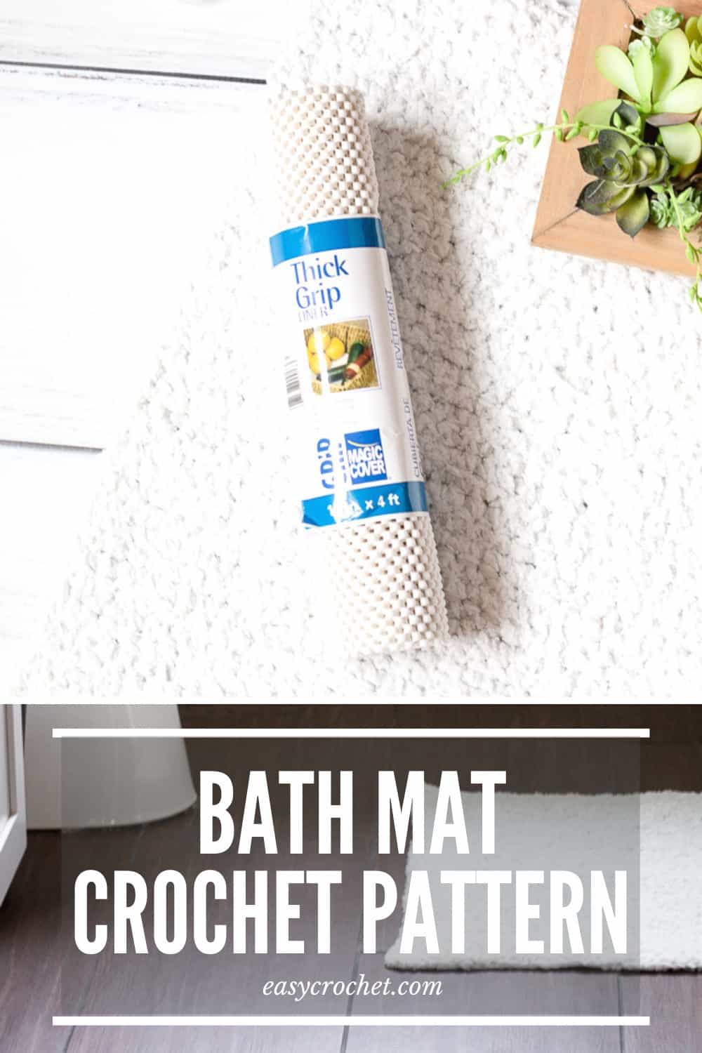 How To Crochet A Bath Rug with Rope – Mama In A Stitch