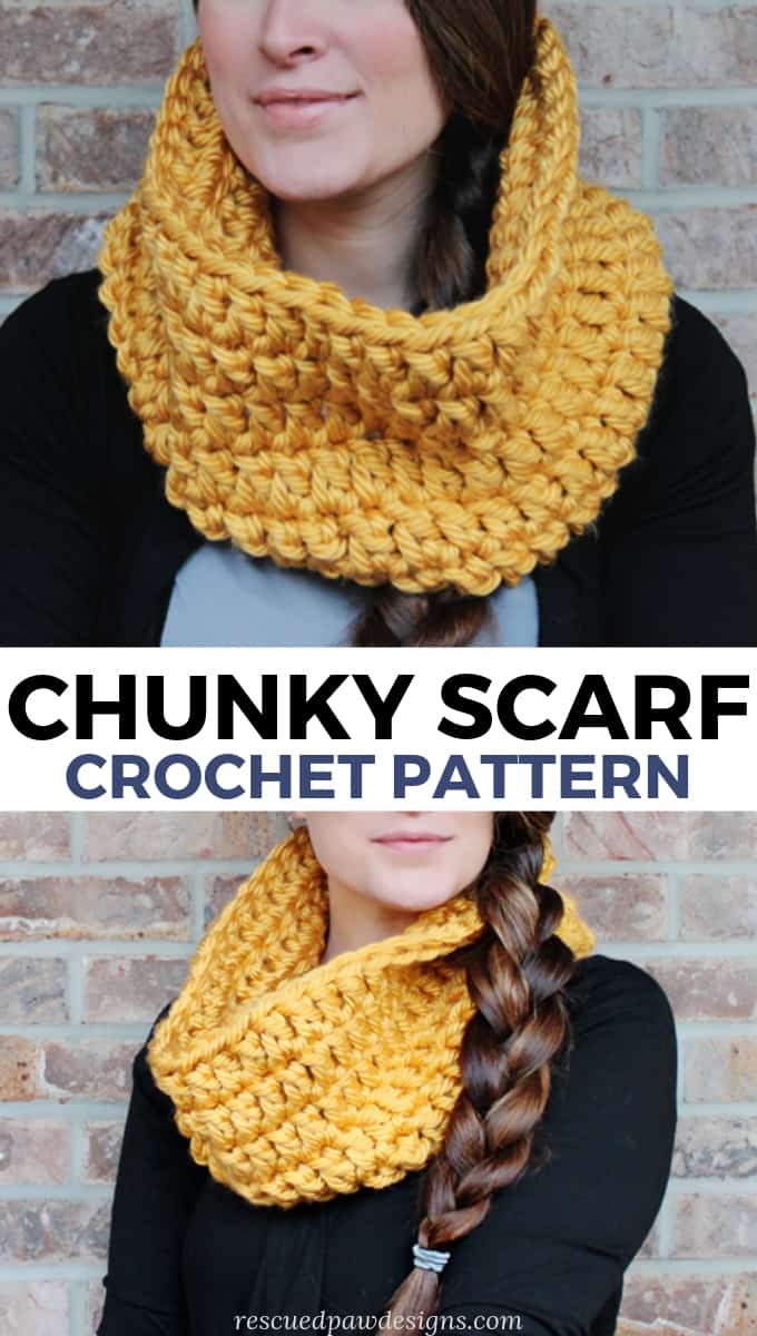 Chunky Crochet Scarf Pattern