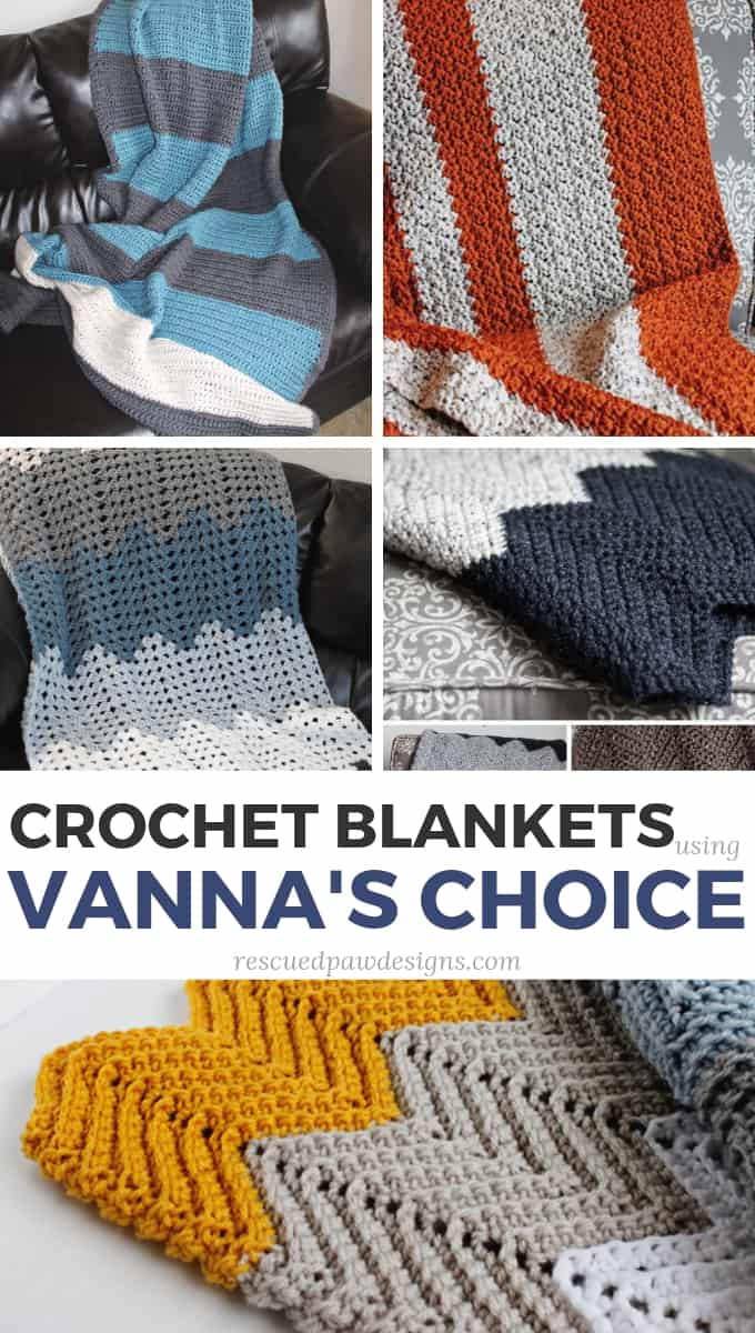9 Blanket Crochet Patterns Using Vanna's Choice Yarn   EasyCrochet.com