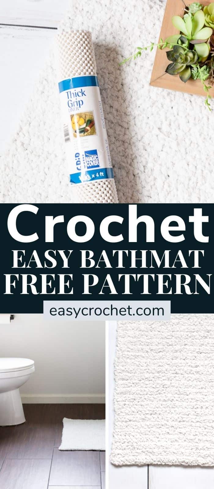 How To Crochet A Bath Rug with Rope – Mama In A Stitch