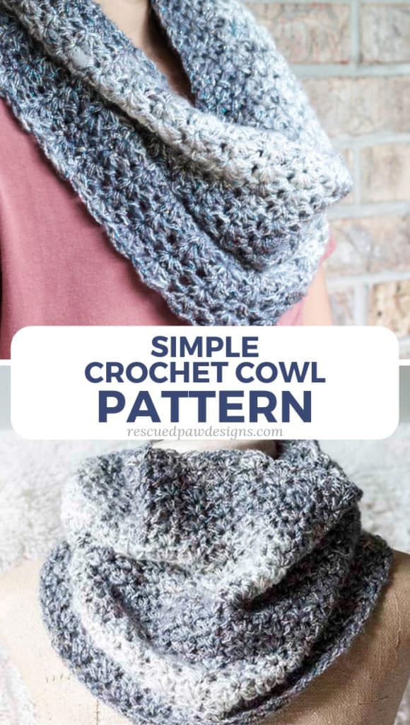 Crochet Cowl Pattern using Shawl in a Ball Yarn- Easy Crochet