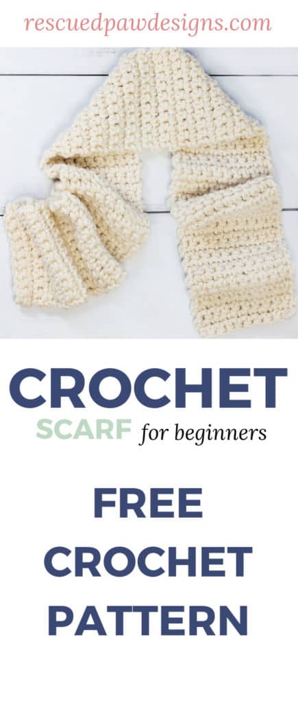 single crochet scarf