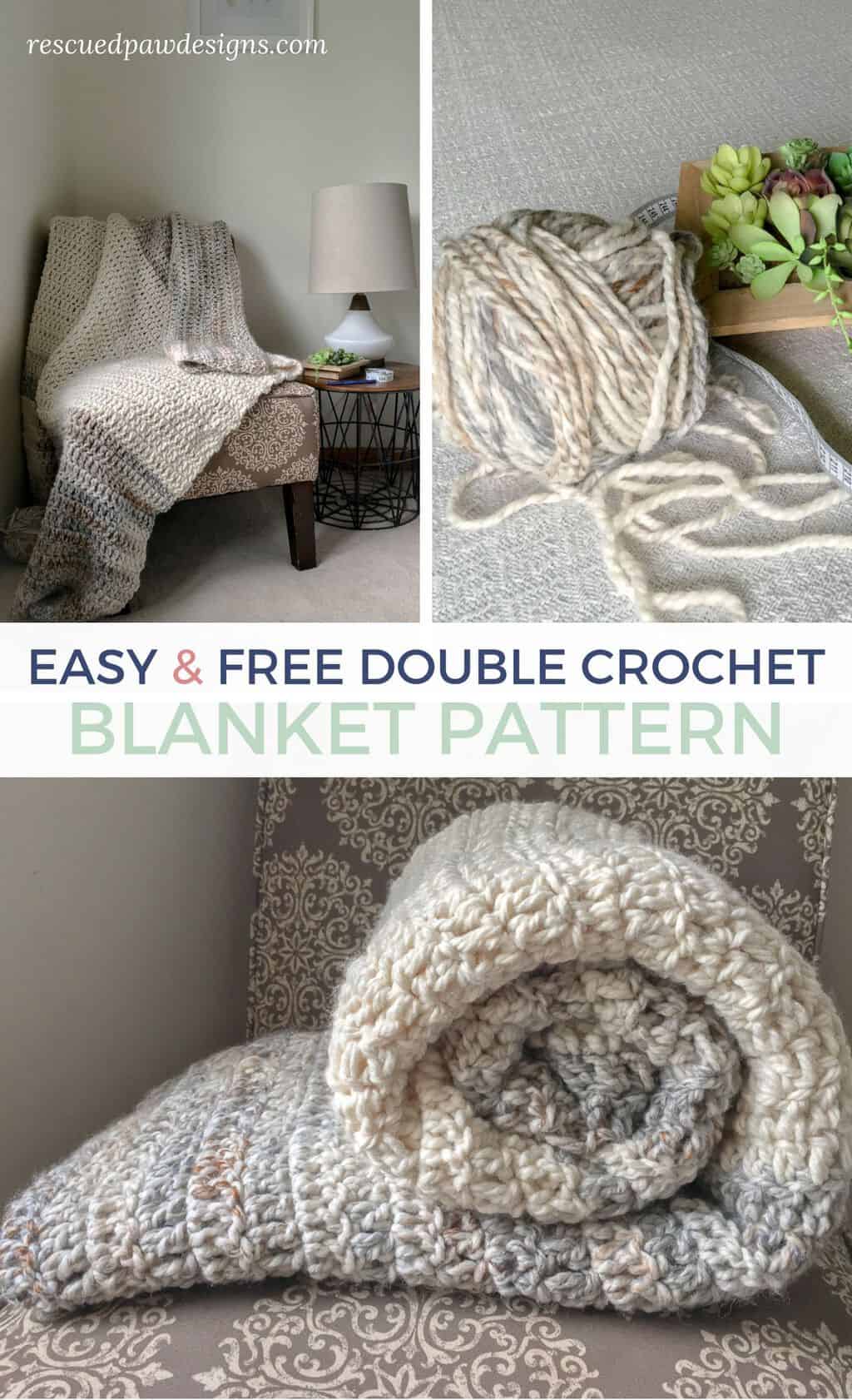 free double crochet blanket pattern