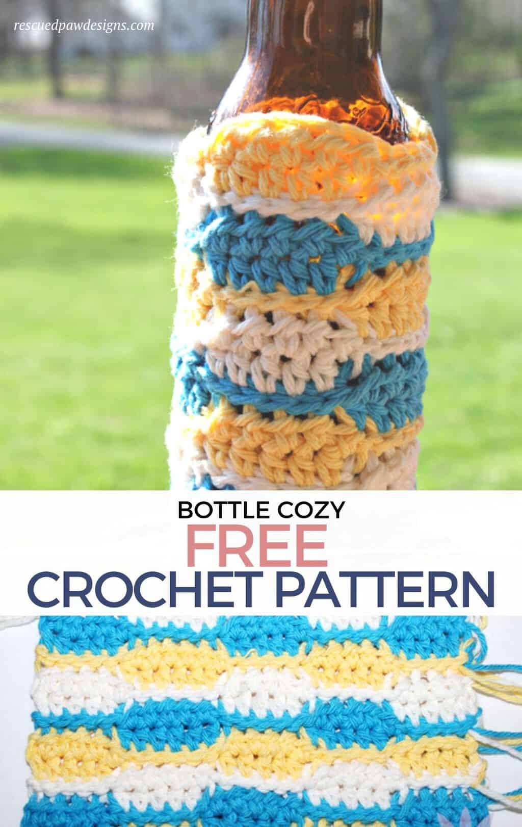 Free Bottle Cozy Crochet Pattern 
