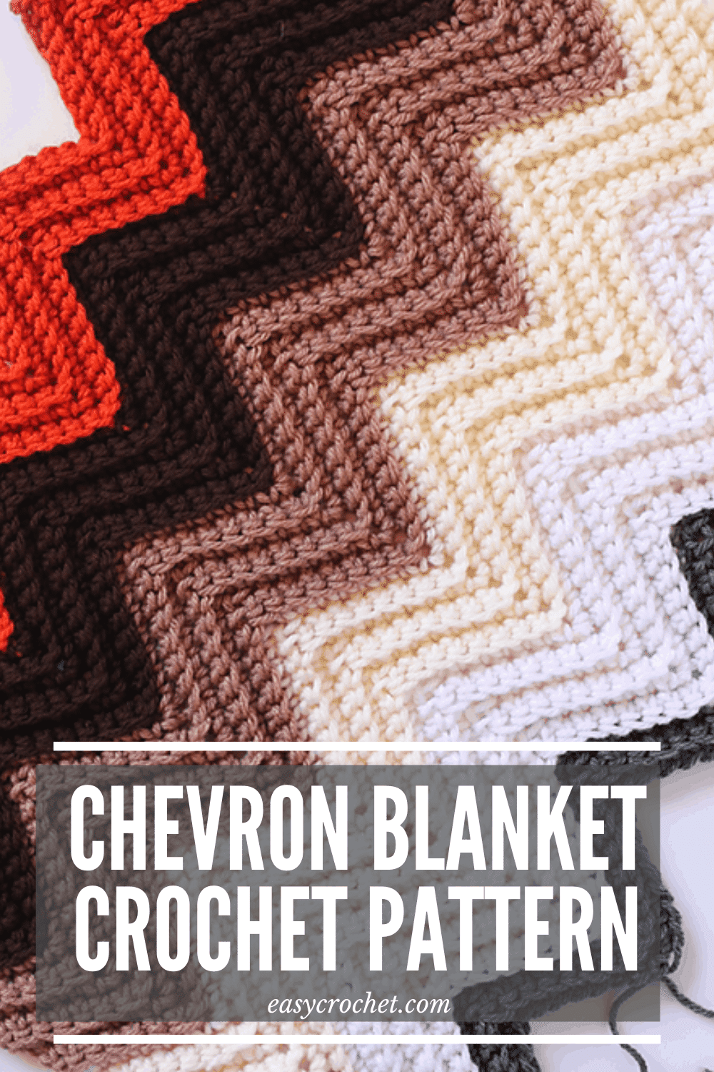 Chevron Crochet Blanket Pattern Easy Crochet