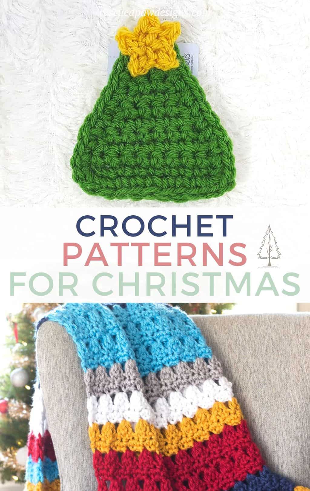 Top Free Christmas Crochet Patterns - Gift Card Holder & Christmas Crochet Blanket 