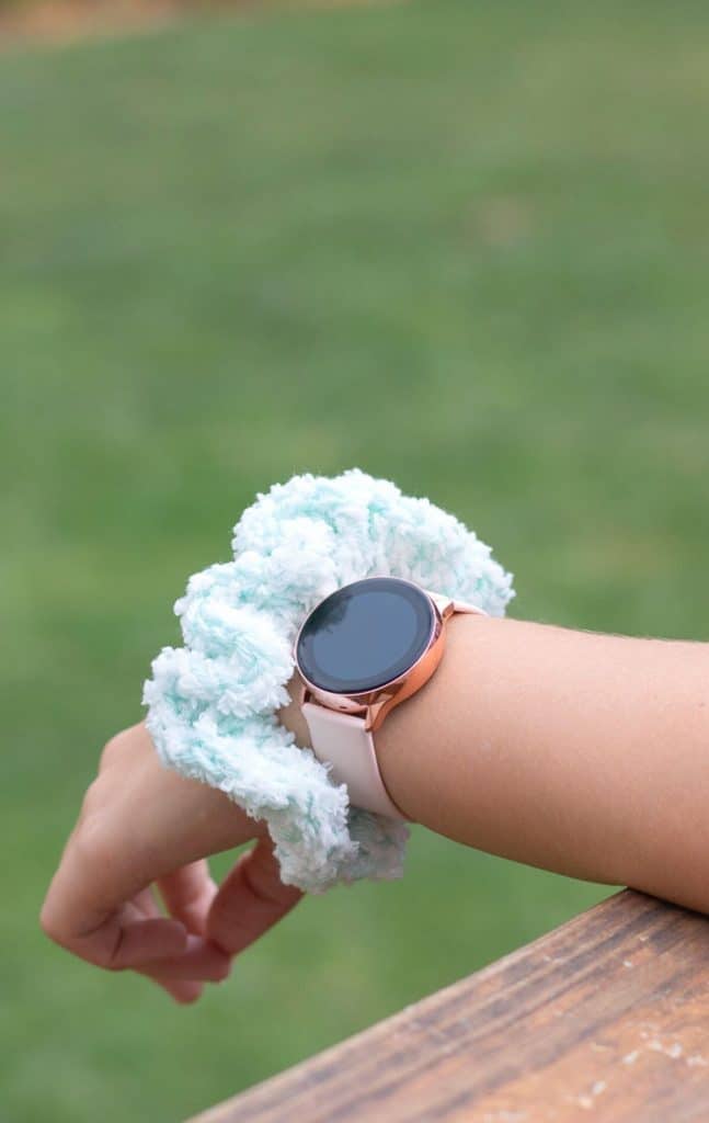 crochet hair scrunchie pattern