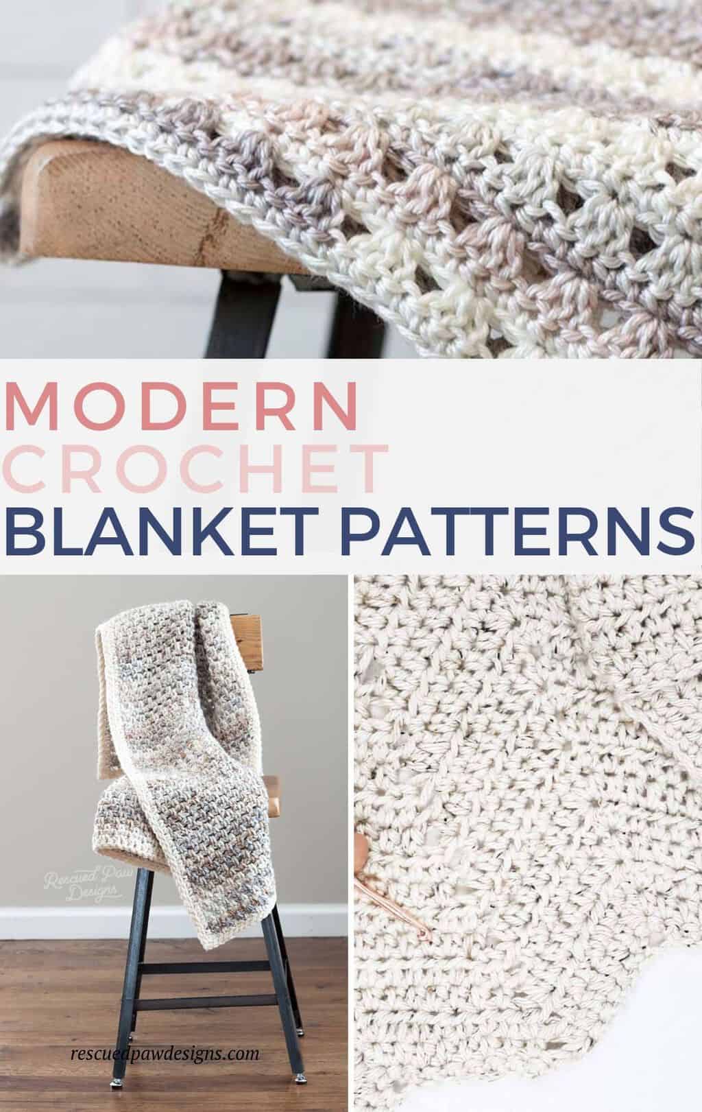 Modern Crochet Blanket Patterns EasyCrochetcom