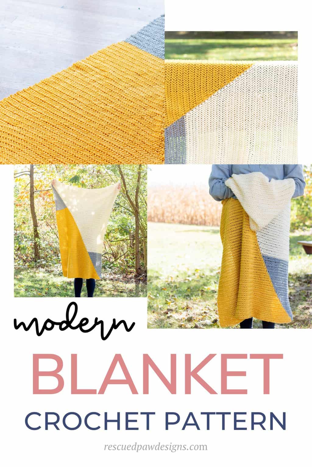 Modern Crochet Baby Blanket Pattern