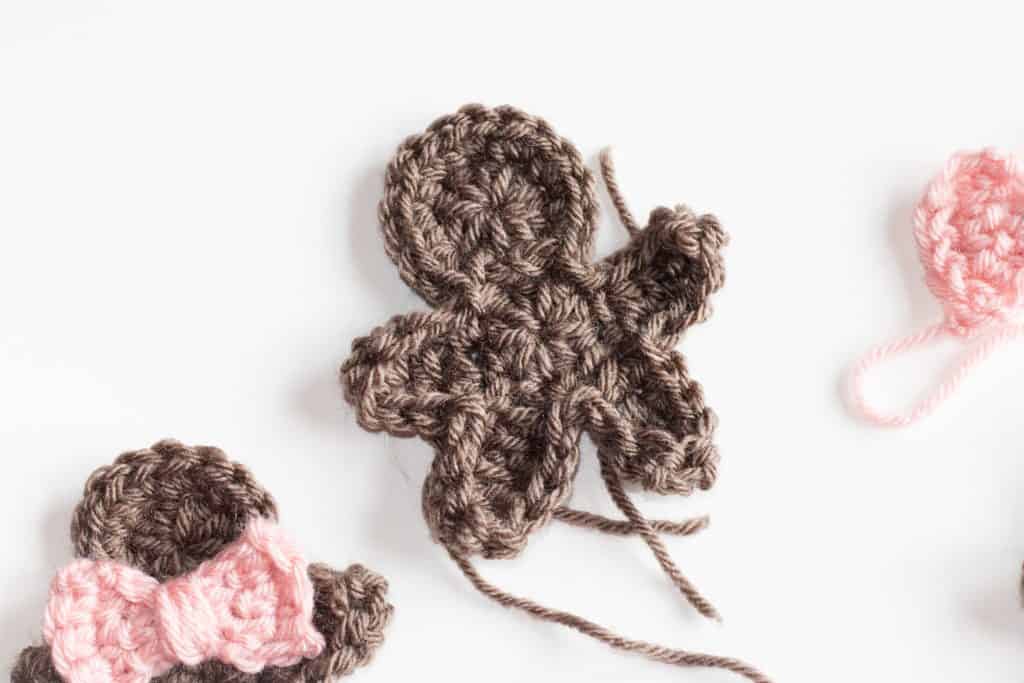 How to Crochet a Gingerbread man