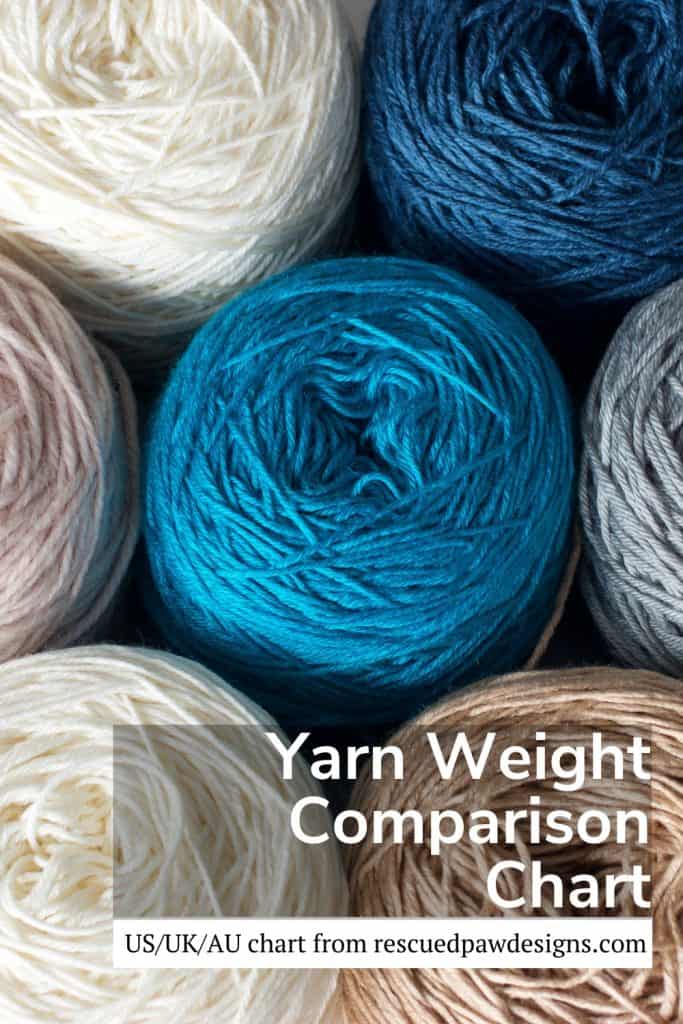 Crochet Yarn Weight Chart - Easy Crochet Patterns