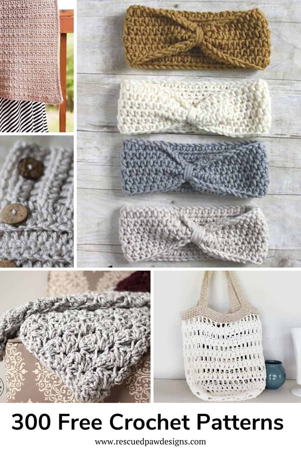 300 Free Crochet Patterns via @easycrochetcom