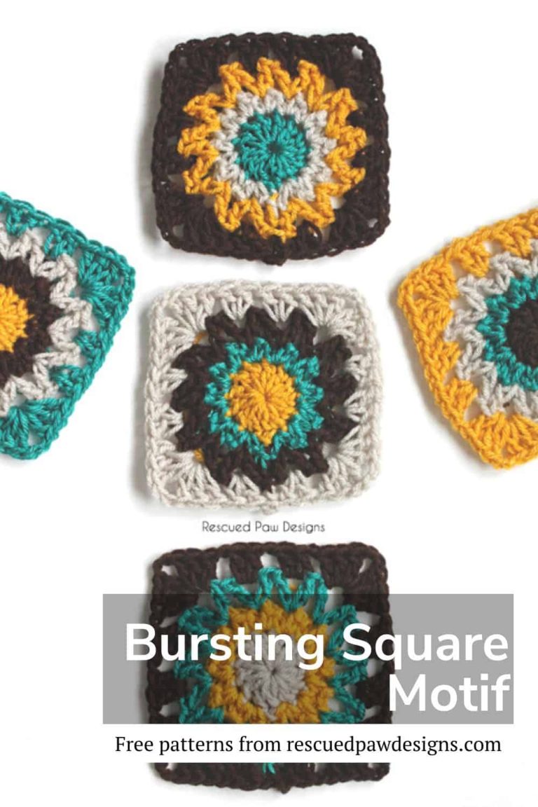 Crochet Square Motif Pattern