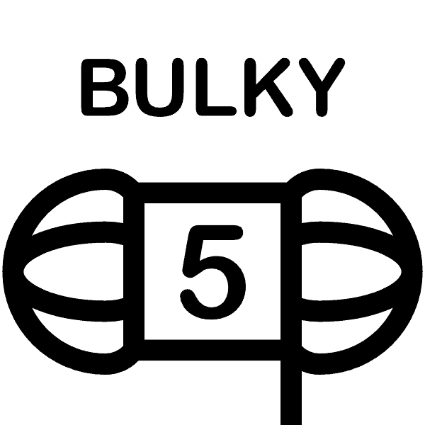 Weight 5 - Bulky Weight Icon