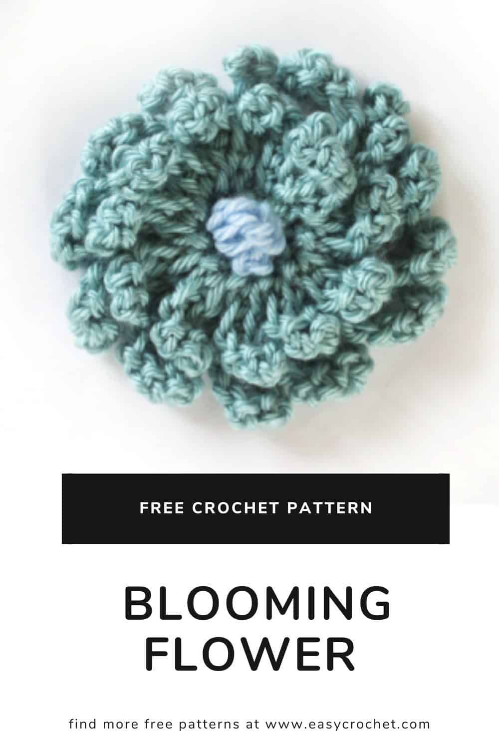 Blooming Crochet Flower Pattern