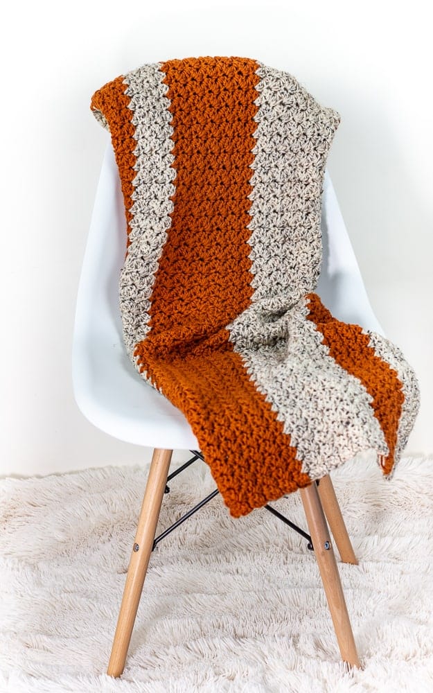 Crochet Blanket Pattern for Fall