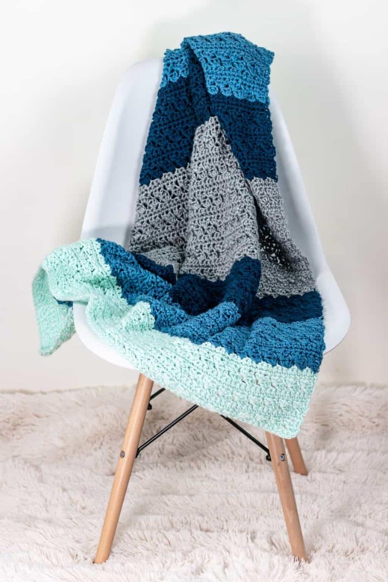 Simple Stitch Crochet Baby Blanket