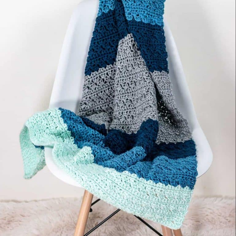 Simple Stitch Crochet Baby Blanket