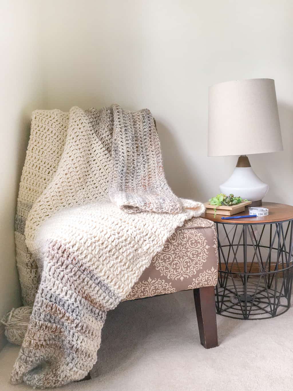 Double Crochet Blanket Pattern in Eight Sizes 