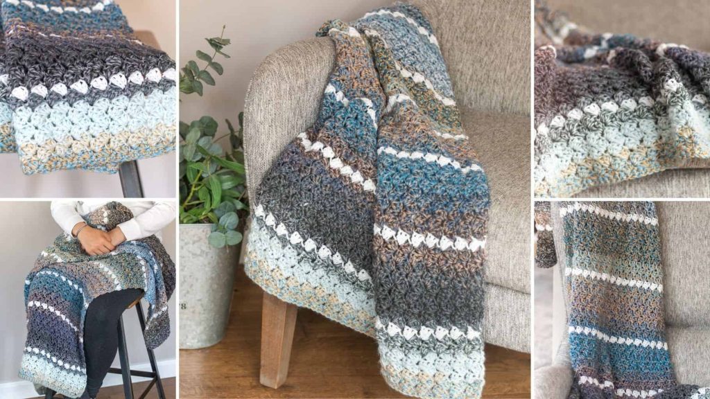 easy crochet lap blanket