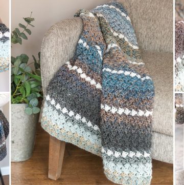 easy crochet lap blanket