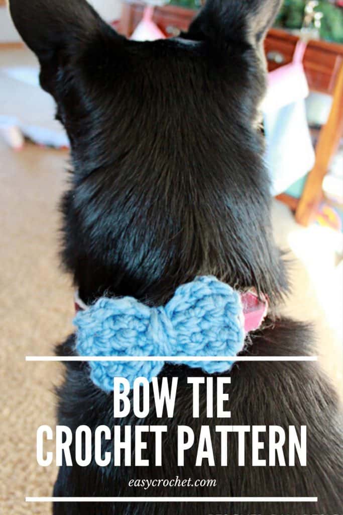 Crochet bow tie for dogs best sale