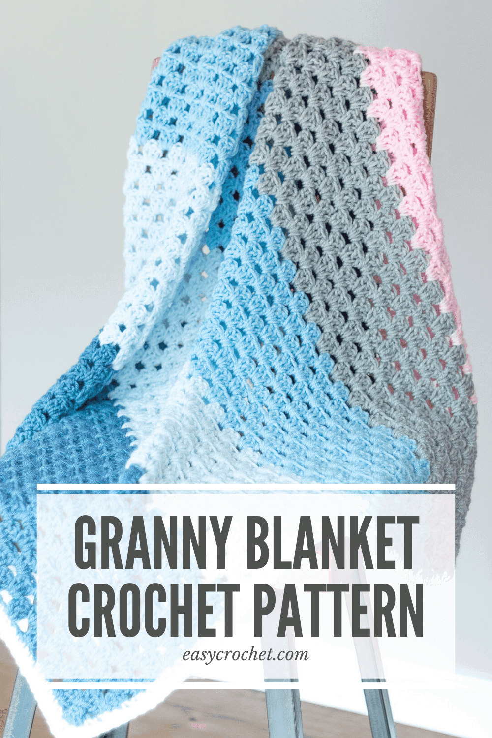 Straight Granny Stitch Afghan Pattern