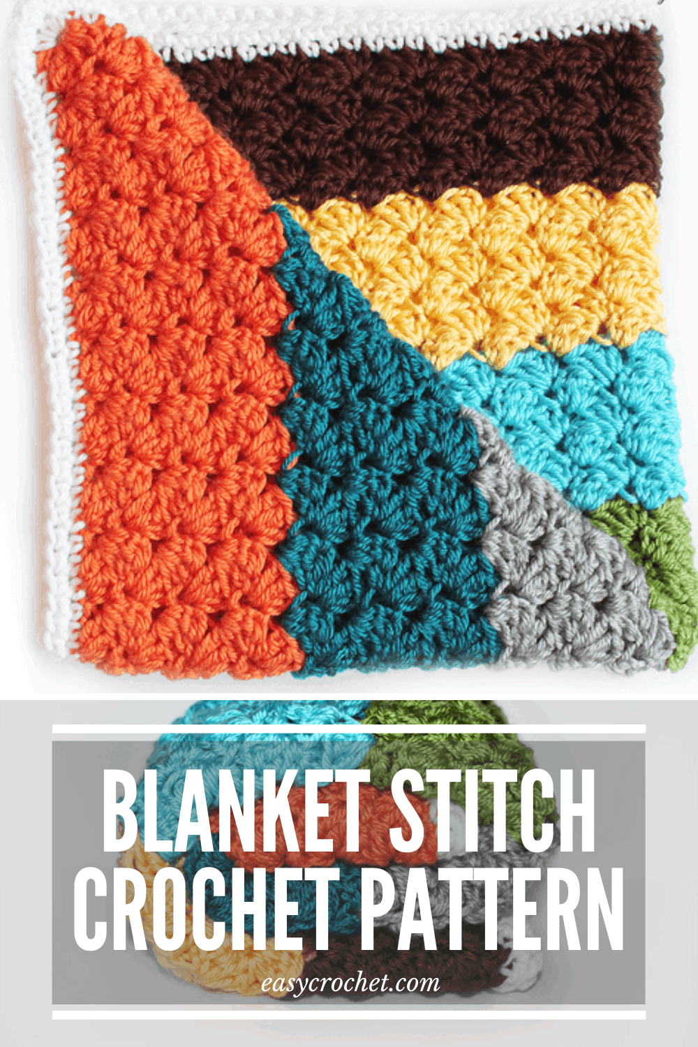 How To Crochet A Blanket Stitch Pattern Easy Crochet