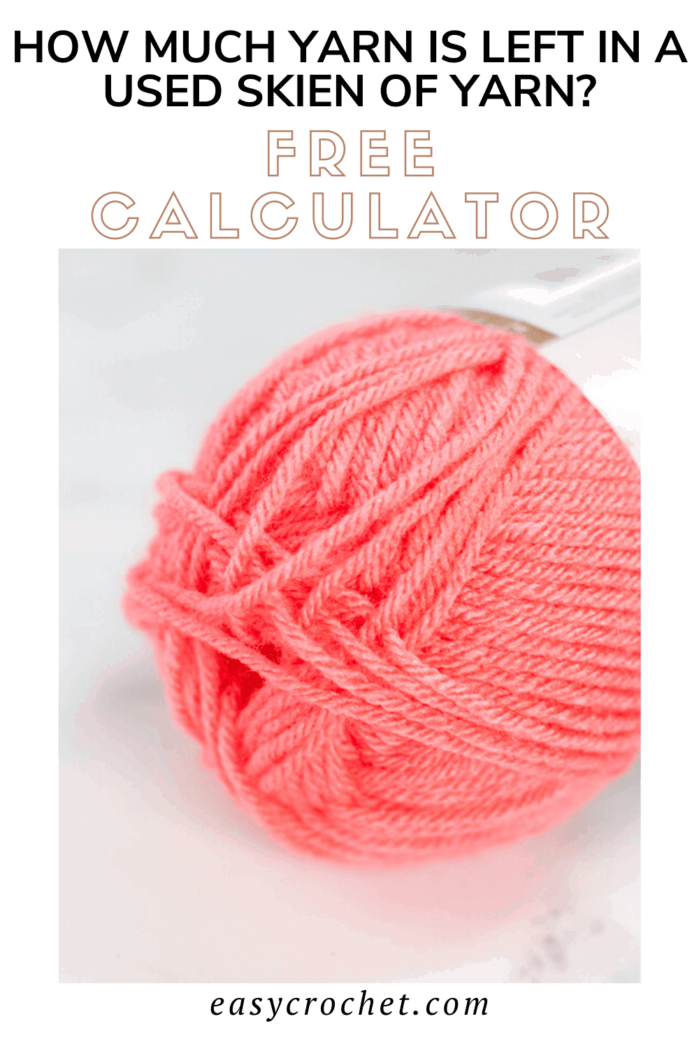 How to Calculate Yards of Leftover Yarn