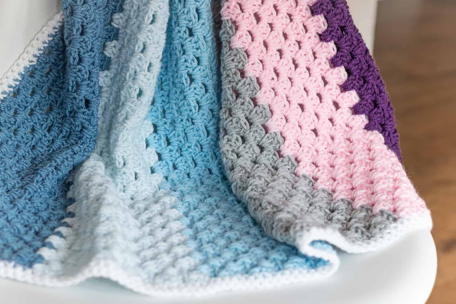 Granny Stitch Baby Blanket Pattern - Easy Crochet Patterns