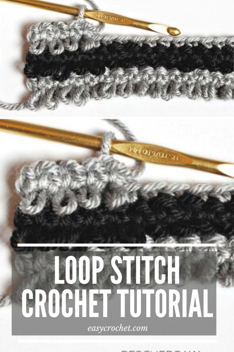 How to Crochet The Loop Stitch Easy Crochet