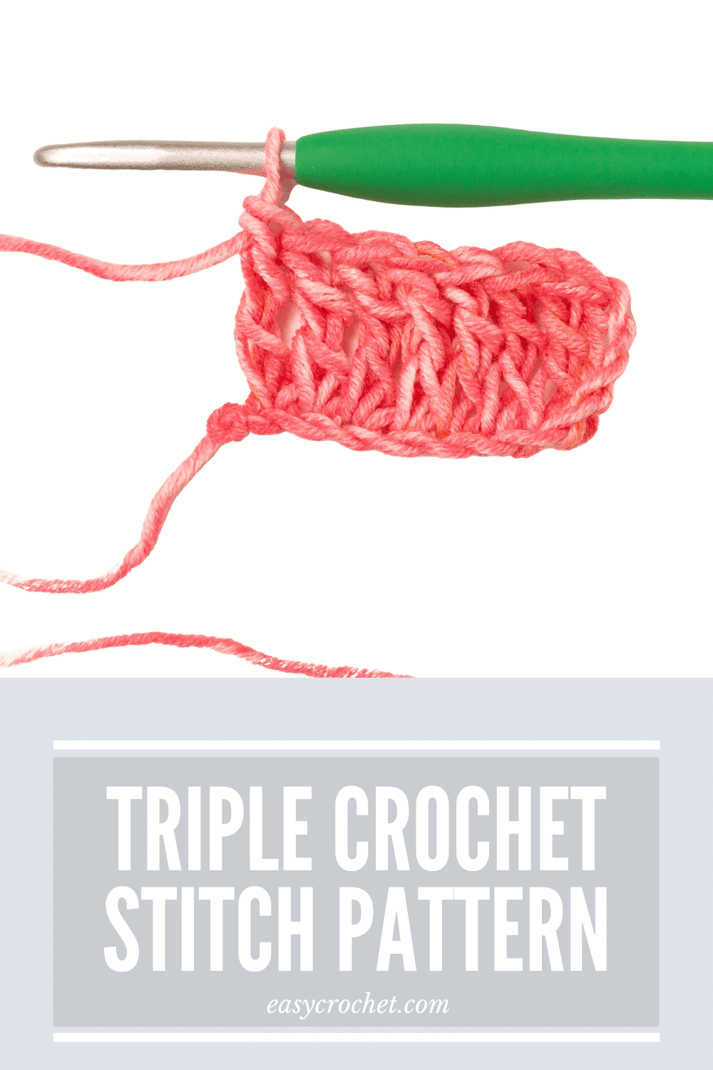 How to do the Triple (treble) Crochet Stitch