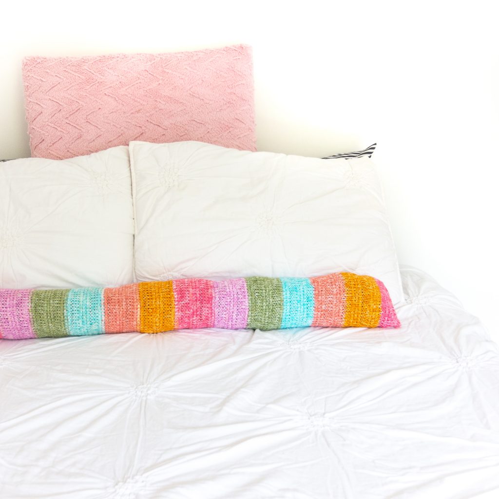 Crochet Tunisian Body Pillow Pattern 