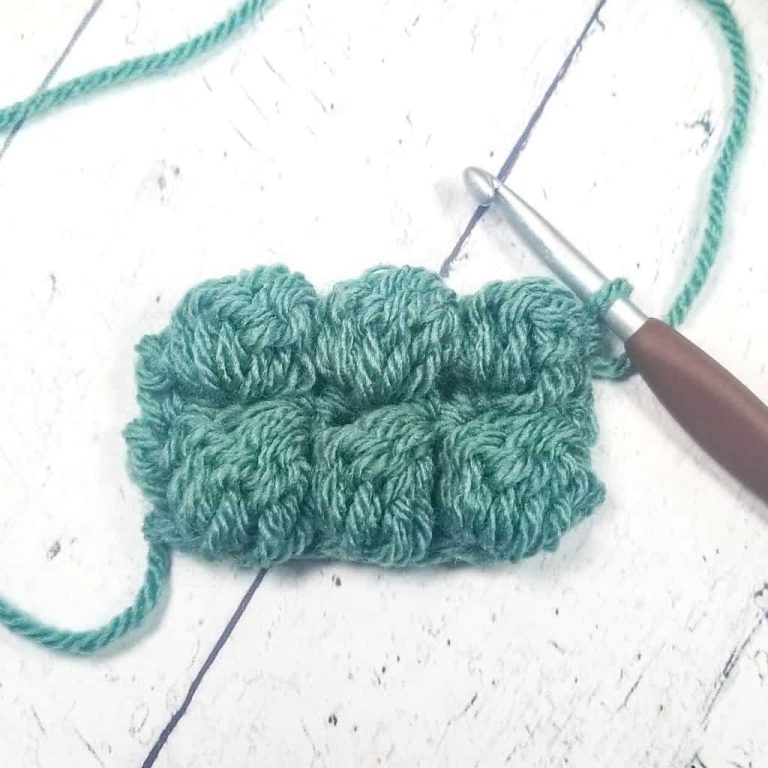 Bobble Stitch Crochet Pattern and Tutorial