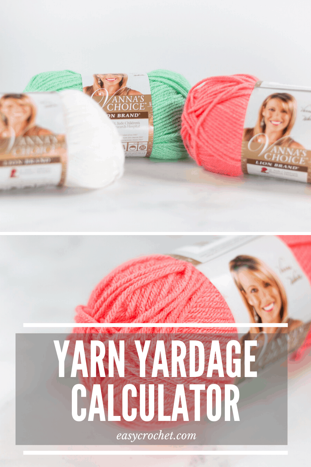 Free Yarn Yardage Calculator. Figure out how much yarn you used in a project! Free tool for crocheters & knitters! via @easycrochetcom