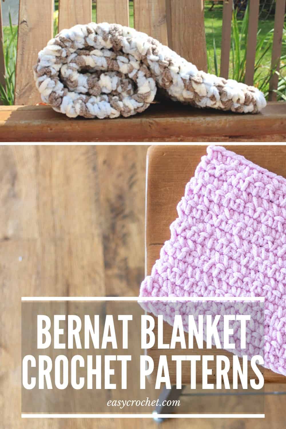 Bernat Blanket Yarn Crochet Patterns EasyCrochetcom