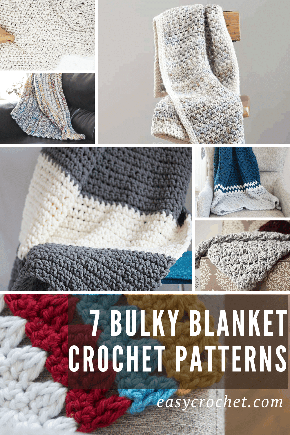 Chunky Bulky Yarn Crochet Blanket Patterns