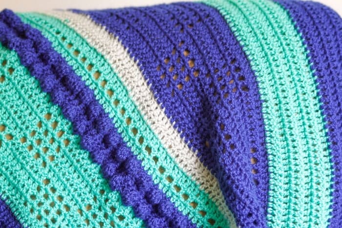 Easy Lap Blanket Crochet Pattern - Great for Beginners