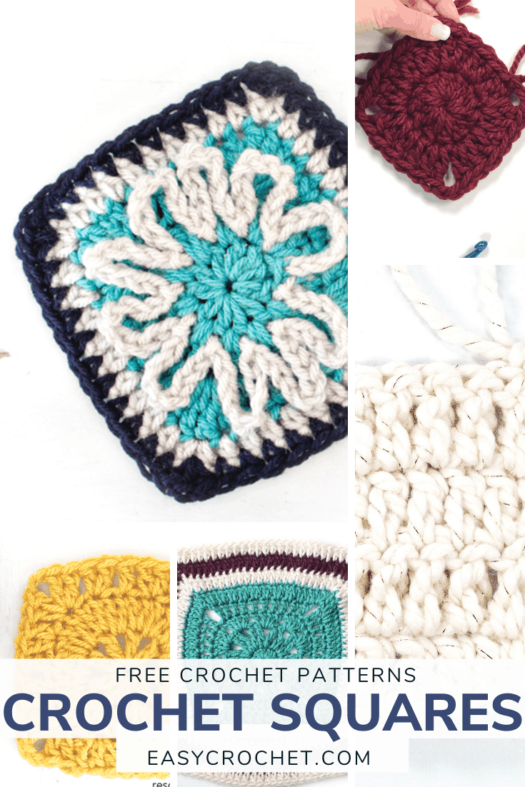 Free Crochet Paw Print Granny Square Pattern - Crochet Bits