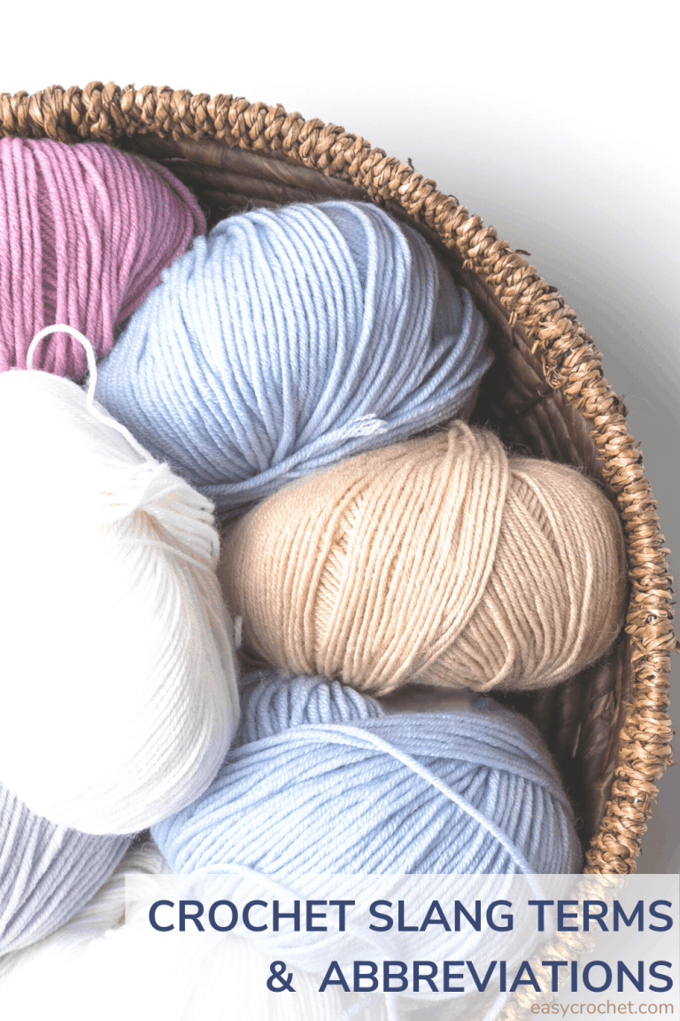 How to Decipher Crochet Slang!