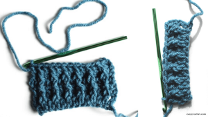 Back & Front Post Double Crochet Stitches