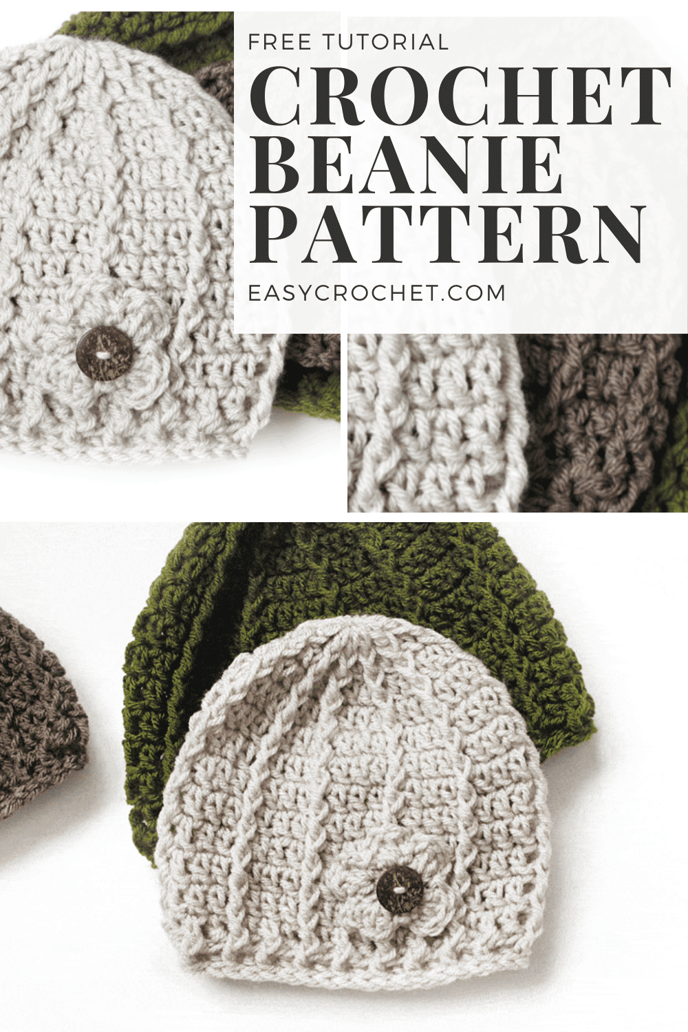 Easy Beanie Crochet Pattern