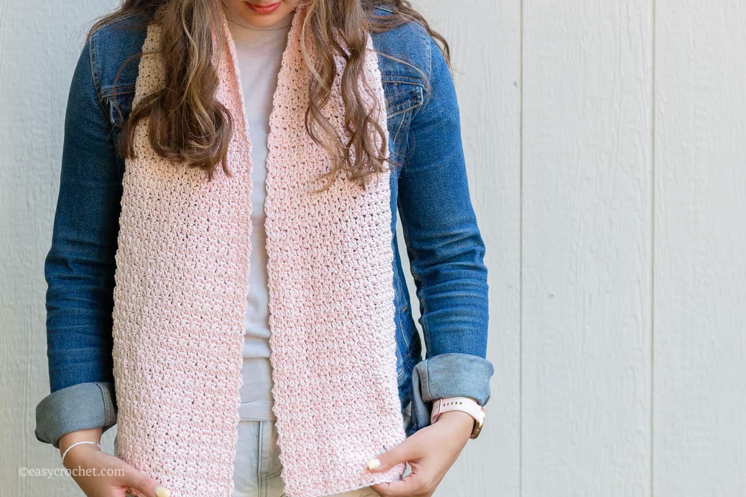 Easy to Crochet Griddle Stitch Scarf Pattern