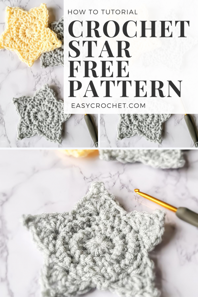 Easy To Crochet Star Tutorial - Easy Crochet Patterns