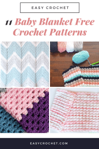 18 Easy Crochet Baby Blanket Patterns - Easy Crochet Patterns